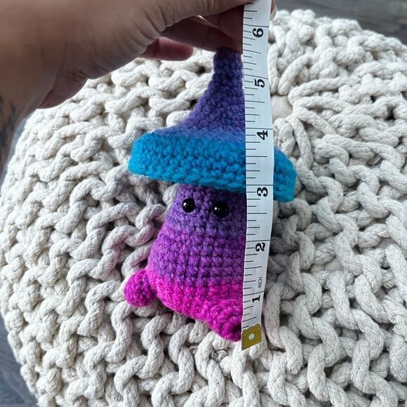 Handmade Crochet Mushroom Stuffy - Picture 9 of 9